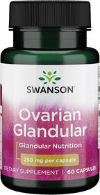Swanson Glandular Ovarian Supplement - Female Support - 60 Capsules 250 mg
