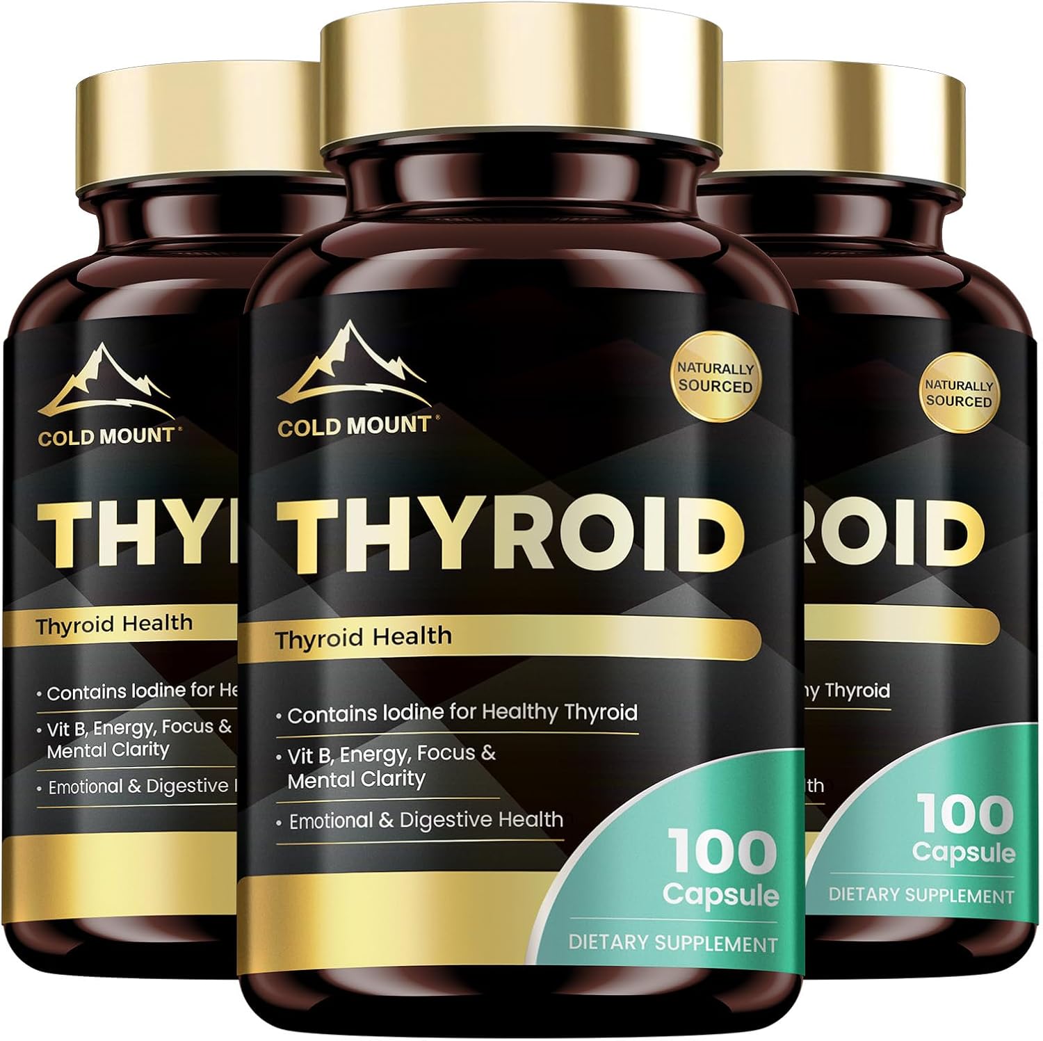 Suplemento para la Salud Tiroidea con Ashwagandha - 300 Cápsulas - MEGNETA