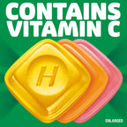 Caramelos para la tos con suplemento dietético HALLS Defense con vitamina C, cítricos variados, 180 unidades