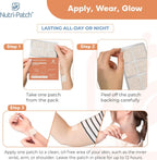 NUTRI-PATCH® Parche Antioxidante Tópico con NADH, Glutatión, Coenzima Q10 y NAC (30 parches)