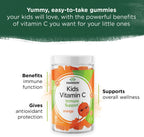 Swanson Kids Gummies de Vitamina C - 60 Gomitas Sabor Naranja