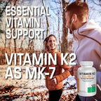 Bronson Vitamina K2 como MK-7 Menaquinona 100 mcg, 60 Cápsulas