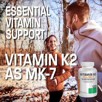 Bronson Vitamina K2 como MK-7 Menaquinona – Coagulación normal: La vitamina K es necesaria para la síntesis de – Image 3