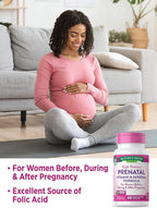 Vitaminas Prenatales con Ácido Fólico | 60 Cápsulas | Sin Gluten y No-GMO | Nature's Truth | Pack de 2