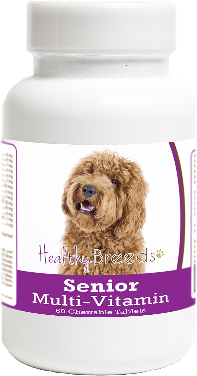 Healthy Breeds Labradoodle Senior Dog Multivitamin Tablets 60 Count