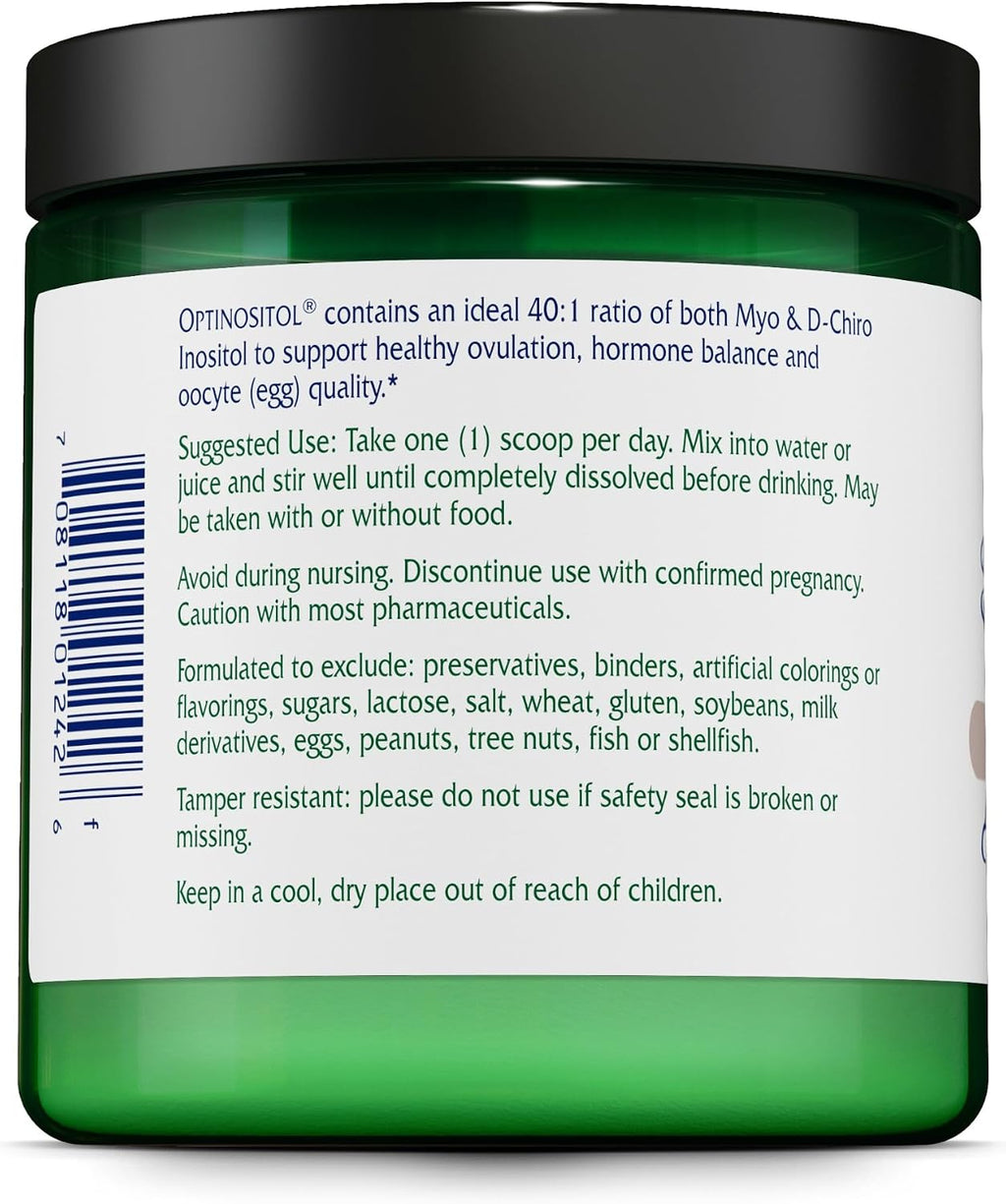 Vitanica Optinositol - Myo-Inositol y D-Chiro Inositol en Polvo (4000 mg + 100 mg) - 125 g