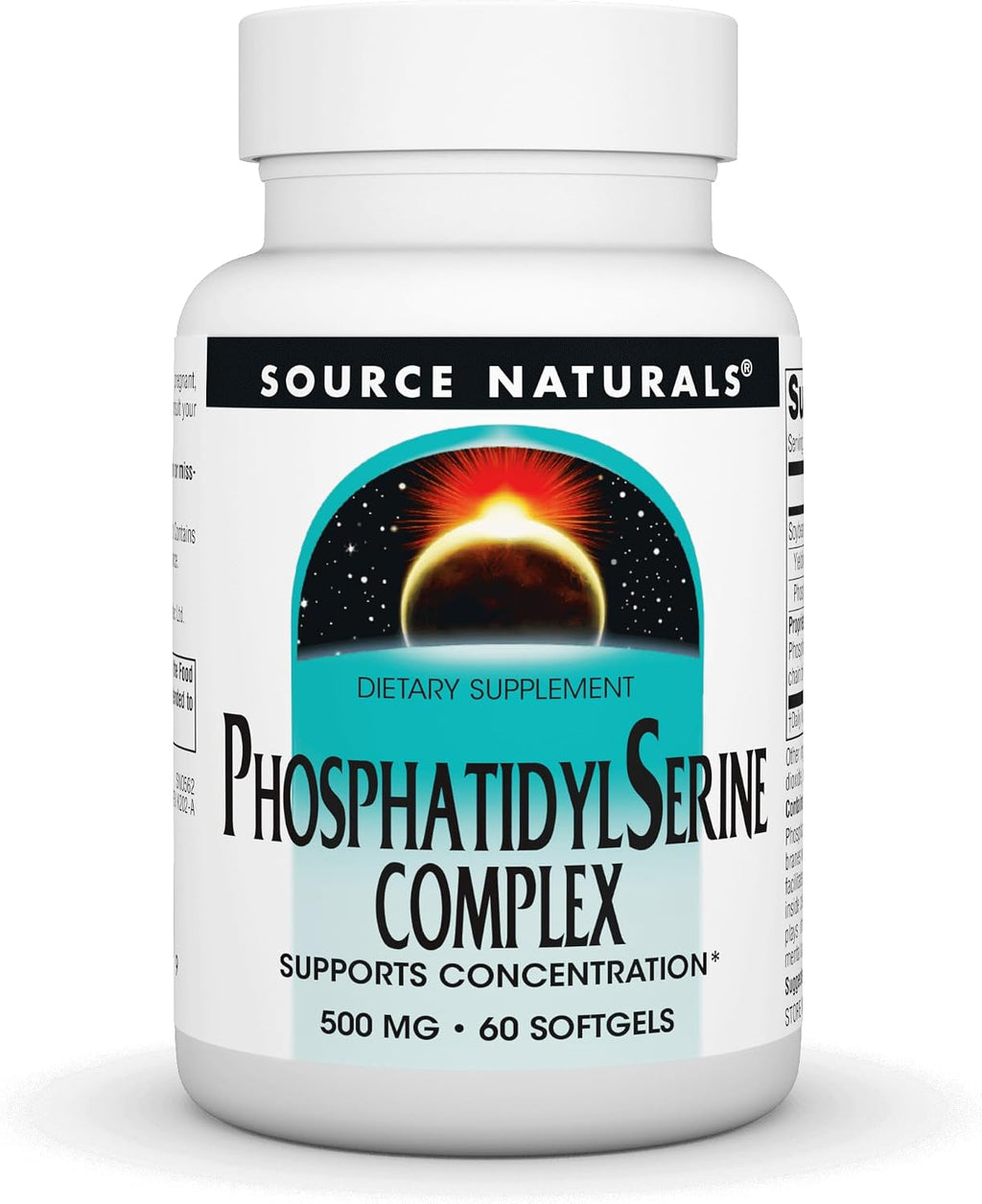 Source Naturals Fosfatidilserina Complejo 500mg – 60 Cápsulas Blandas