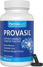 Provasil Máxima Potencia - Suplemento Cerebral para Memoria y Concentración - 60 Comprimidos