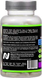Nikoni Phospholipid Magnesium Complex 2500mg (9 Sales de Magnesio, 5 Vitaminas y 3 Minerales) (180 Cápsulas Blandas)