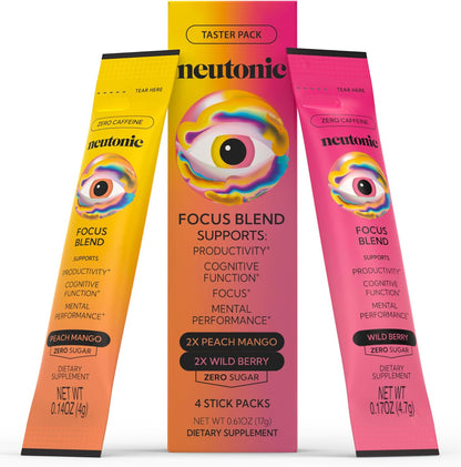 Neutonic Nootropic Focus Blend Powder - – Cognizin® (500 mg): Una forma de citicolina de alta biodisponibilidad – Image 1