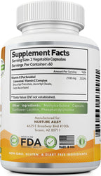 NURTURE ALLEY Vitamina C Liposomal 2100 mg, 180 Cápsulas - Alta Absorción