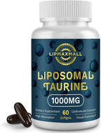 lipmaxmall Taurina Liposomal 1000mg - 60 Cápsulas Blandas (Pack de 2)