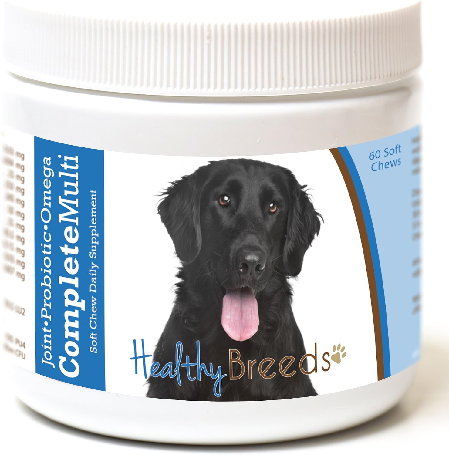 Healthy Breeds Flat Coated Retriever Multivitamínico Todo en Uno Masticable 60 unidades
