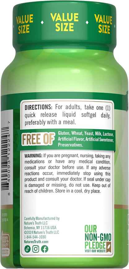 Nature's Truth Vitamina B12 1000 mcg - 150 – Forma cianocobalamina: La forma más estable y comúnmente utilizada en – Image 7