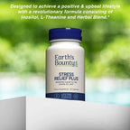 Earth's Bounty - Stress Relief Plus - 60 Cápsulas Vegetarianas