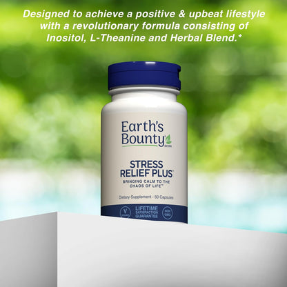 Earth's Bounty Stress Relief Plus - 60 – Ausencia de alérgenos y aditivos: Busca productos con ingredientes – Image 7