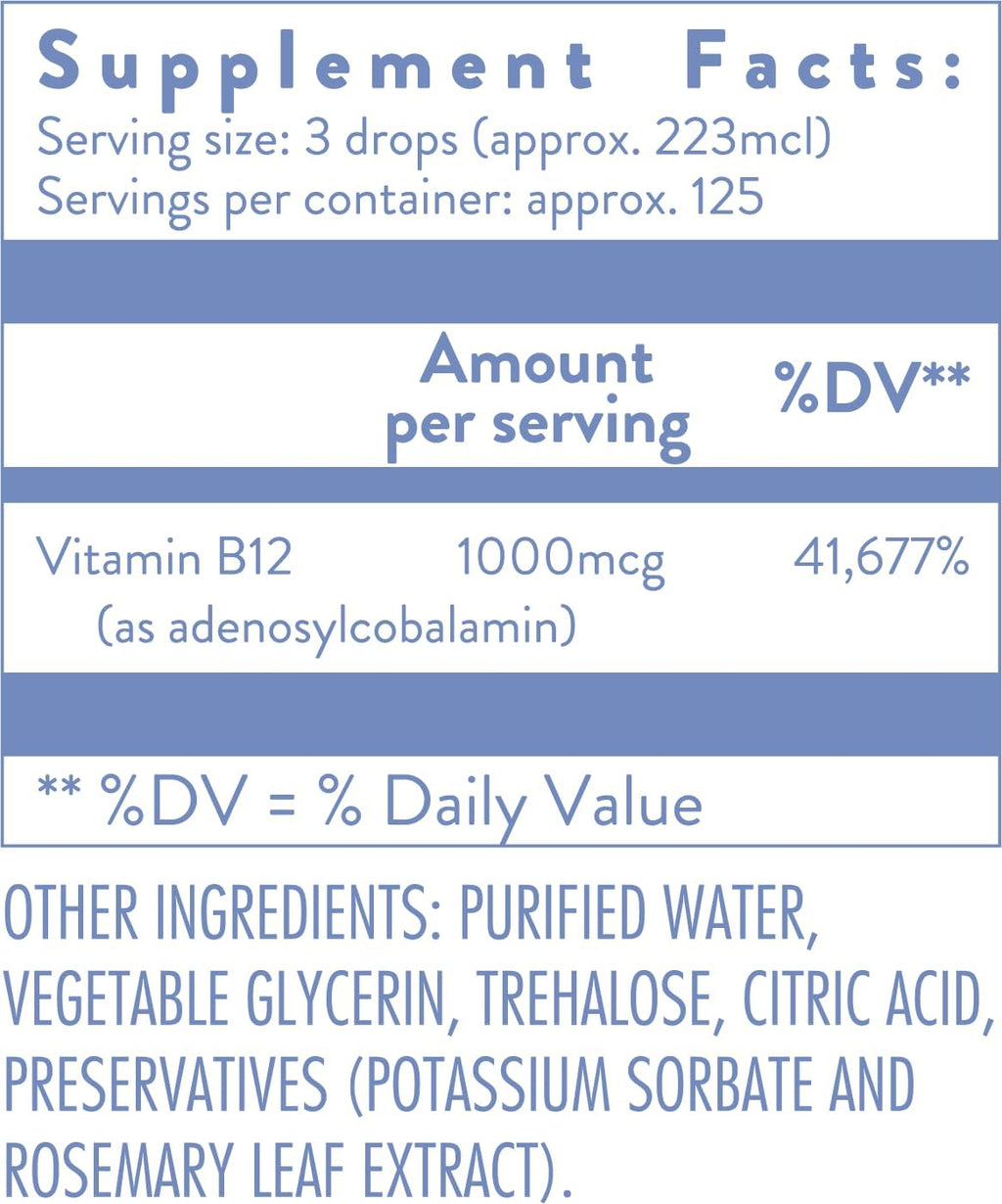Holistic Health Adenosyl B12 MegaDrops 28 ml