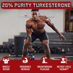 Orisilico Beta Ecdisterona y Turkesterona 1400 mg – 98% Pureza – 60 Cápsulas