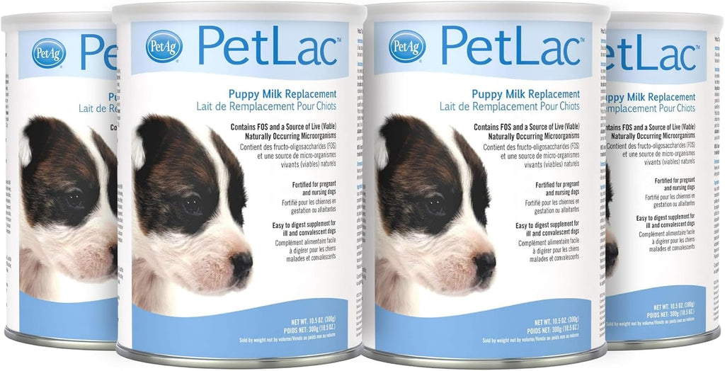 Pet-Ag PetLac Polvo para Cachorros - 10.5 oz (Paquete de 4)