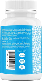 Safrel Vitamina K2 (MK7) 120 mcg y D3 5000 UI por cápsula, 120 cápsulas
