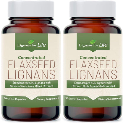Lignans For Life Flaxseed Lignans - Suplemento Orgánico de Lignanos de Linaza para Perros y Personas, 15mg, 90 Cápsulas – Image 10