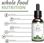 Optimal Health Systems Essential B-12 Drops | Vitamina B12 Líquida para Energía y Apoyo Cognitivo | 60 ml
