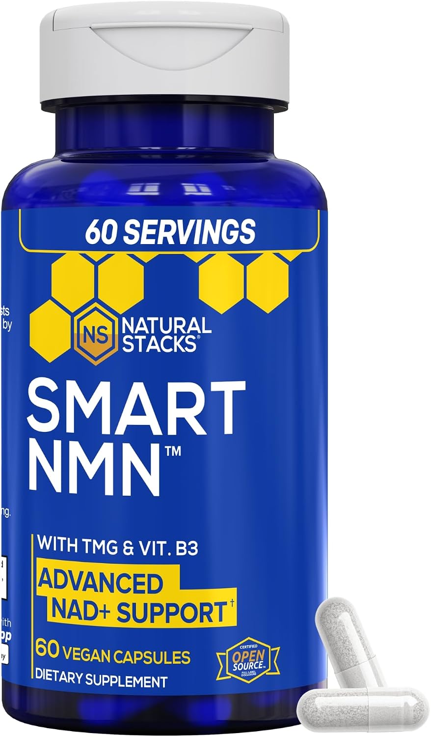 Smart NMN – Suplemento Avanzado con NMN, Niacina y TMG para el Apoyo a NAD+ y Envejecimiento Saludable – 60 Cápsulas