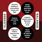 Complete Natural Products Uric Acid Complete - Suplemento Líquido para Apoyar la Eliminación de Ácido Úrico, Salud Renal y Circulación con Vinagre de Manzana, Cereza Ácida y Remolacha (237 ml)