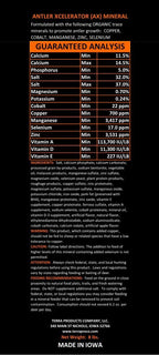 AX Deer Mineral de Terra Products Co. - Potenciador de Astas para Ciervos