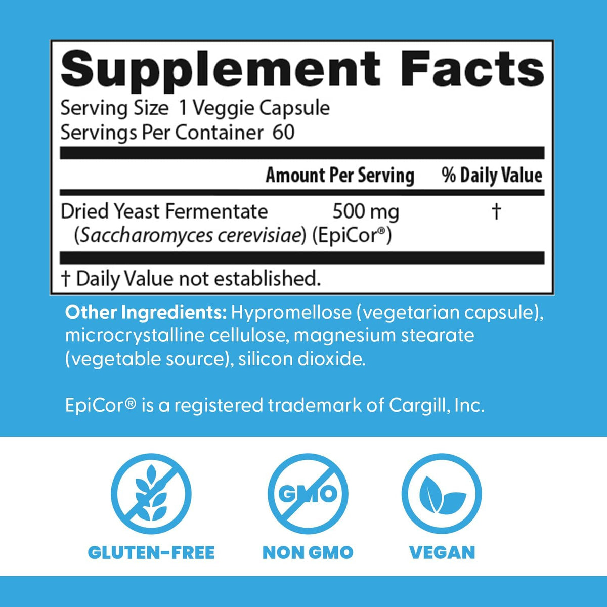 Doctor's Best EpiCor 500 mg Postbiótico - 60 Cápsulas Vegetales – Image 4