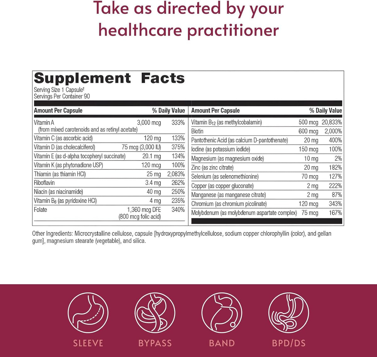 Bariatric Advantage Ultra Solo Sin Hierro - – Tiamina (vitamina B1) : Contribuye al funcionamiento normal del – Image 4