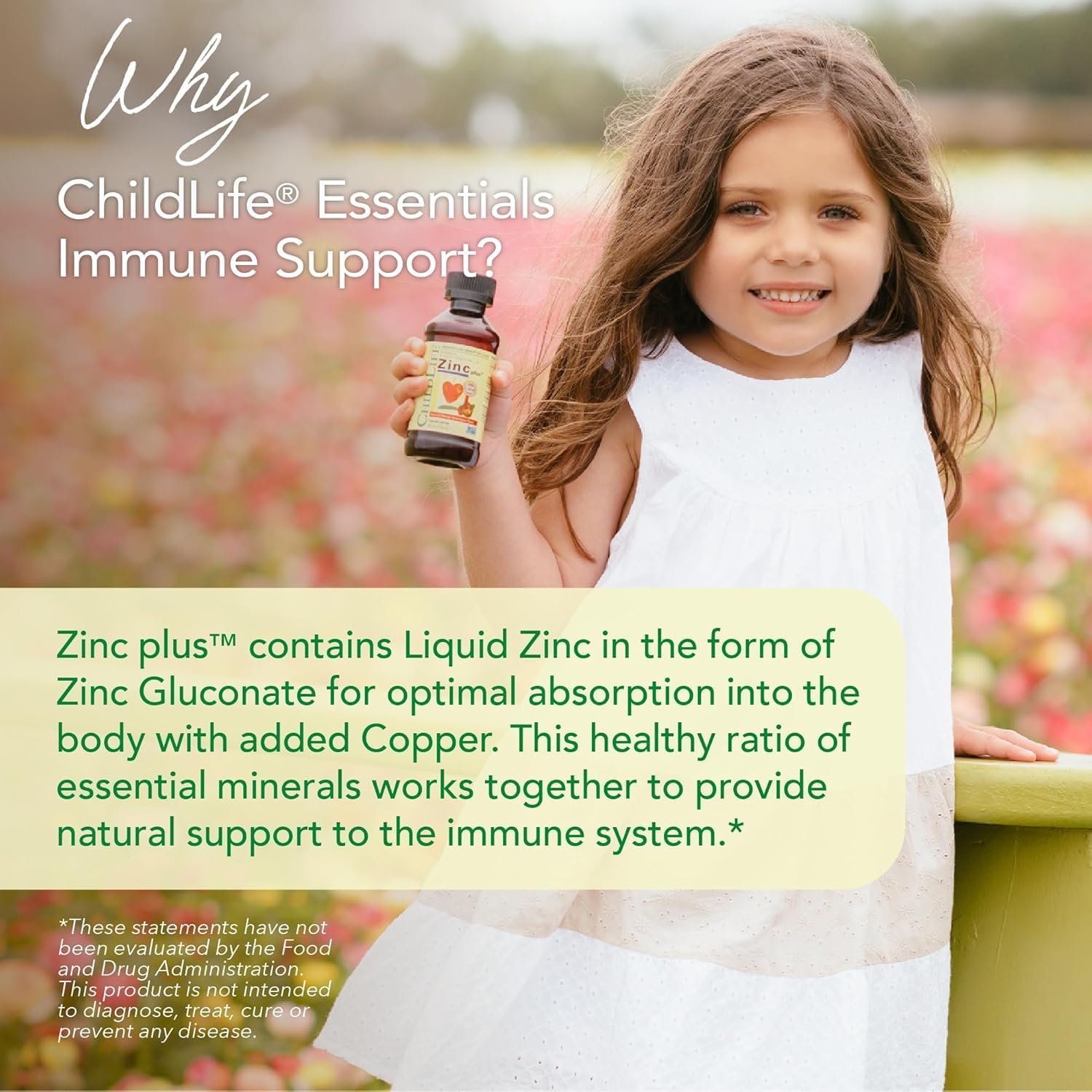 ChildLife Essentials Immune Support 3-Pack - Vitamina C, Zinc y First Defense