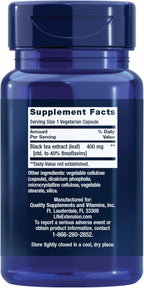 Life Extension Theaflavin Standardized Extract – Flavonoides de Té Negro, Salud Arterial, Colesterol Saludable – 30 Cápsulas