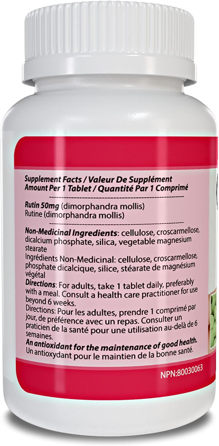 Rutina 50mg 90 Tablets - Total Natural