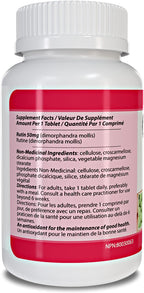 Rutina 50mg 90 Tablets - Total Natural
