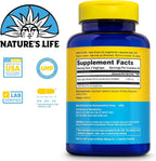 Nature's Life Mejillón de Labios Verdes 1500 mg Cápsulas para Hombres y Mujeres - Suplemento de Apoyo Articular - 30 Dosis, 90 Cápsulas