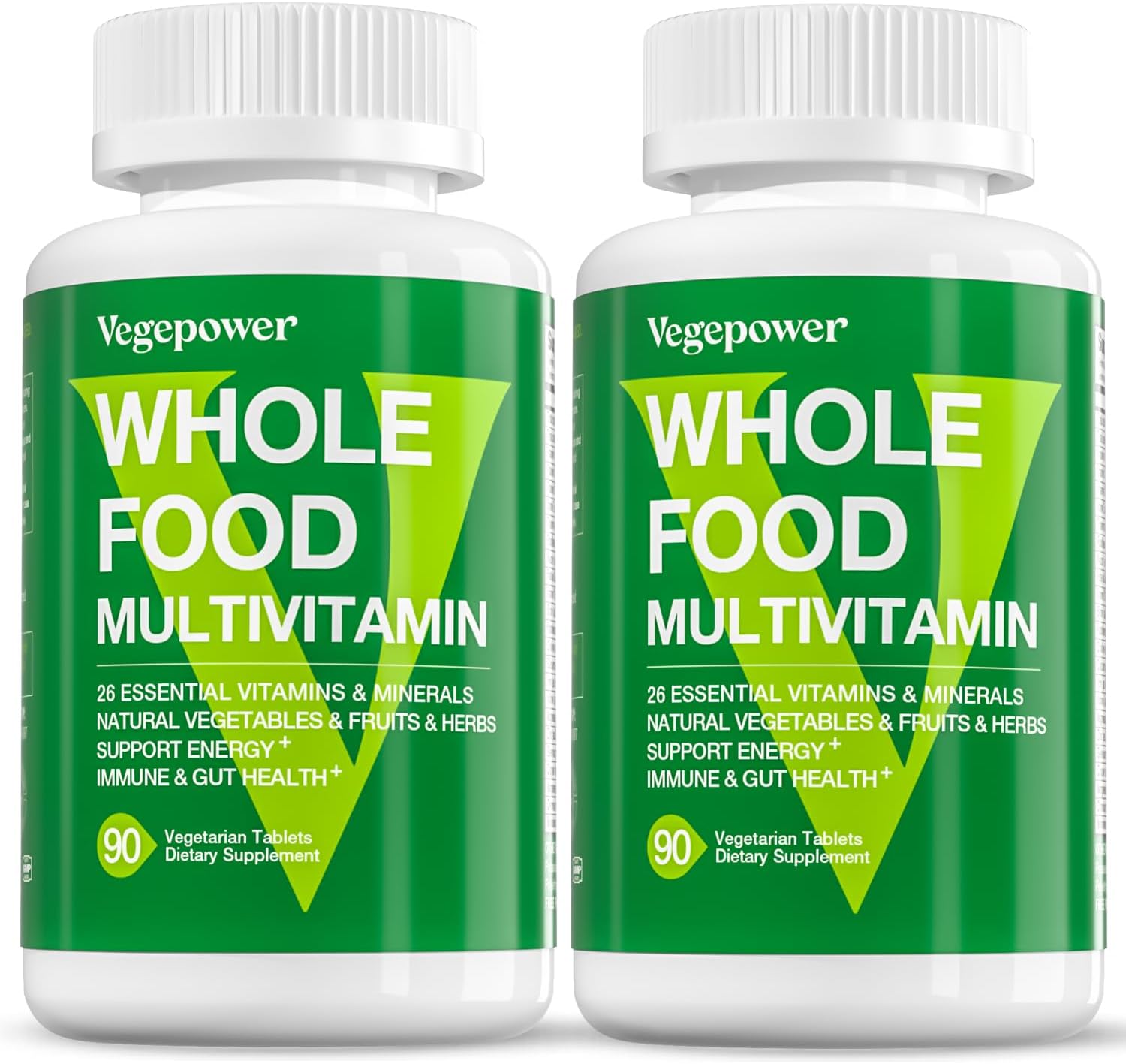VEGEPOWER Multivitamínico Vegano para Hombres - Alimentos Integrales con Metilados, 180 Comprimidos