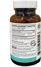 Cápsulas Orgánicas de Cereza Ácida 500mg Extracto 4:1 - 2 Meses de Suministro