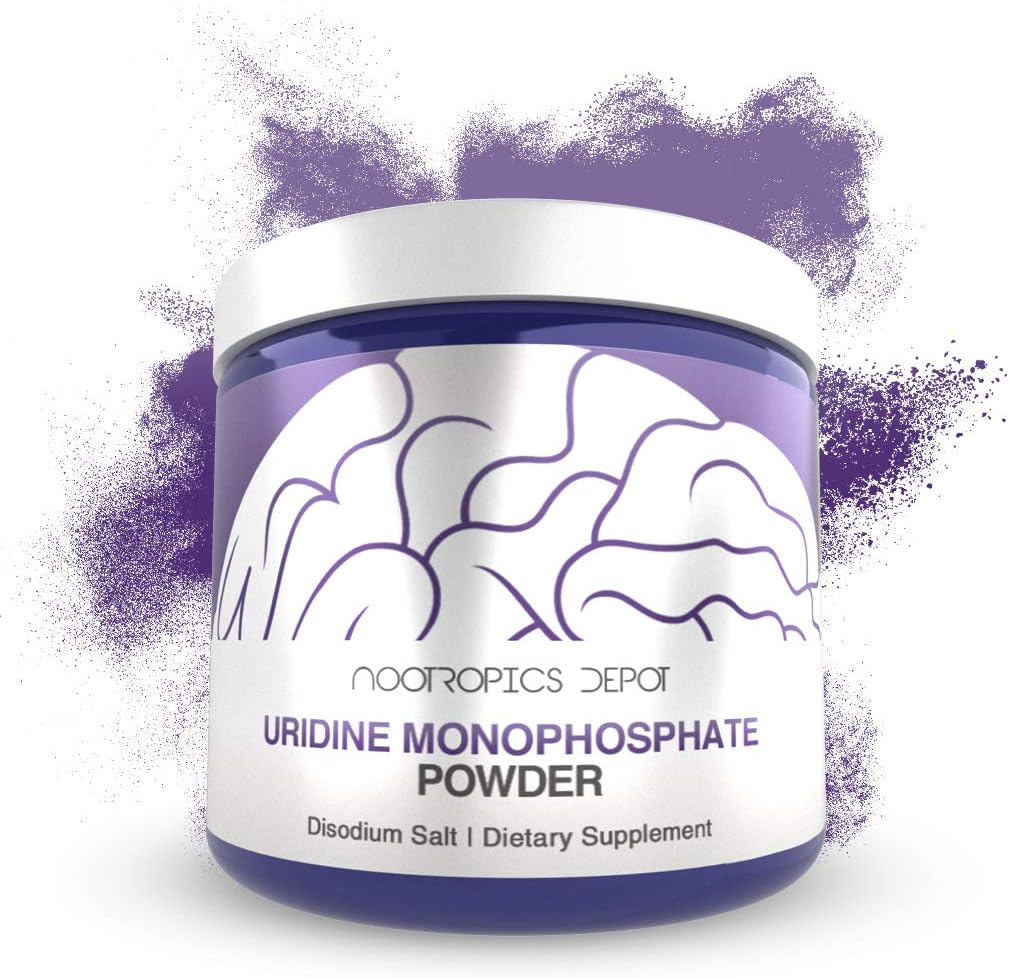 Nootropics Depot Uridina Monofosfato en Polvo | 60 Gramos | Sal Disódica