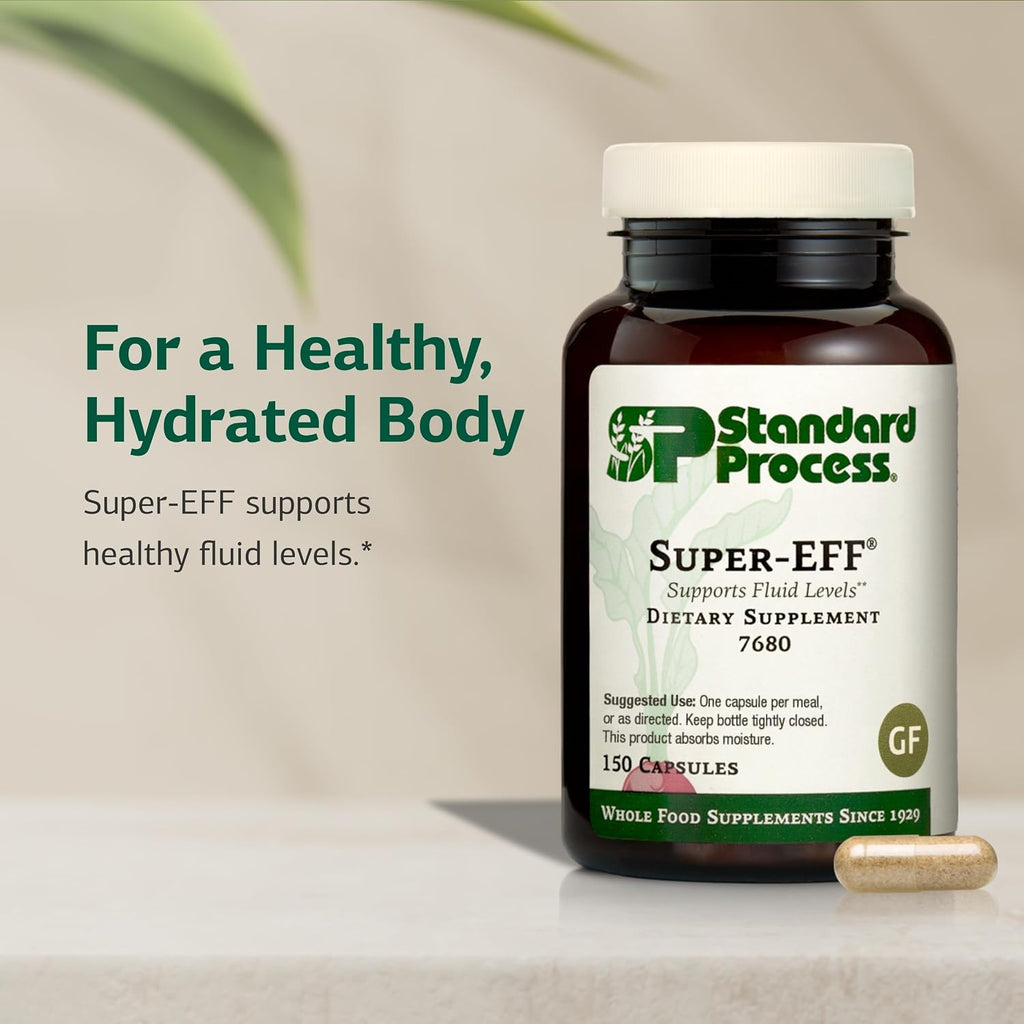 Standard Process Super-EFF – Suplemento dietético para los niveles de líquidos y energía – 150 cápsulas