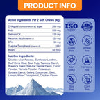 Golosinas de Omega 3 para perros (200 uds) - Piel y pelaje