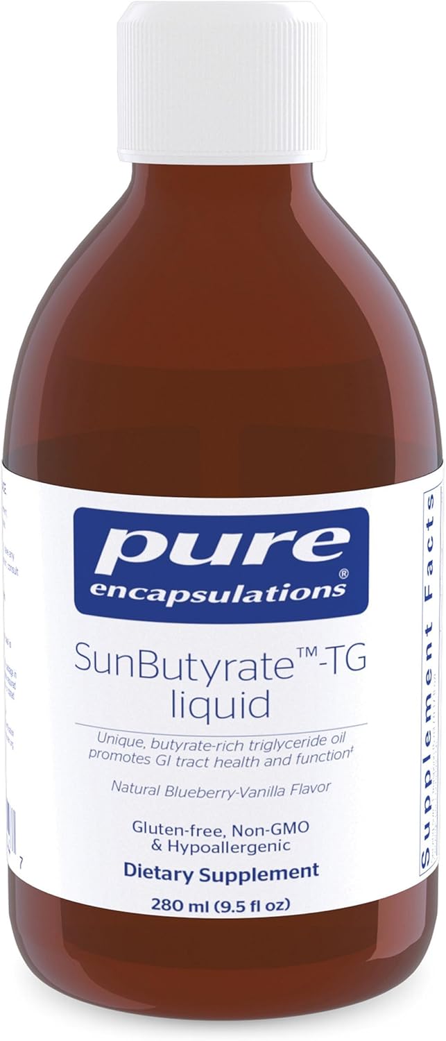 Pure Encapsulations SunButyrate-TG Líquido - 280 ml - Complemento alimenticio de butirato