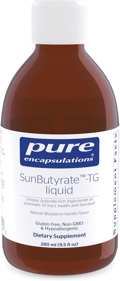 Pure Encapsulations SunButyrate-TG Líquido - 280 ml - Complemento alimenticio de butirato – Image 1