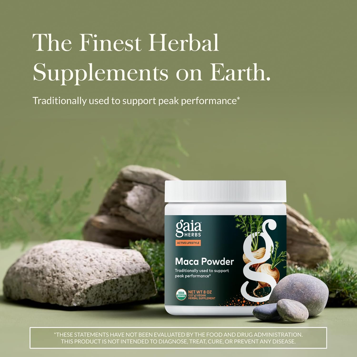 Gaia Herbs Maca en Polvo - Orgánica y Gelatinizada - 227 g (8 oz)