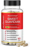 NUVIBOOST Super Dihydroberberine (GlucoVantage®) 200mg con Canela de Ceilán, Ácido Alfa Lipoico, Selenio, Gymnema Sylvestre, Benfotiamina - 60 Cápsulas
