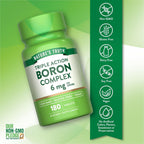 Nature's Truth Complejo de Boro Triple Acción, 6 mg, 180 Comprimidos Veganos
