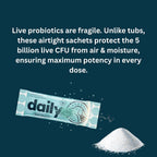 PetCultures Daily TriBiotic Formula - Probióticos en polvo para perros, salud digestiva e inmunitaria, 30 sobres