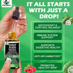 Vita letuo Soursop Drops - Suplemento Líquido Multivitamínico y Mineral con Soursop, Sea Moss, Black Seed Oil, Ashwagandha y Más (30 Dosis)