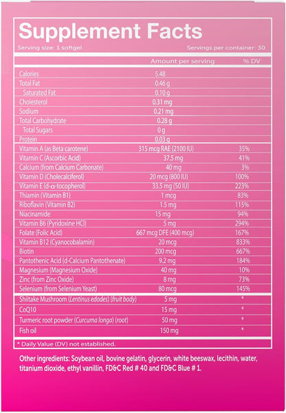 Vivioptal Multivitamínico para Hombre y Mujer, 60 Cápsulas (30+30) – Image 4
