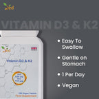VED Vitamina D3 + K2, 200 mcg, 180 Comprimidos Veganos